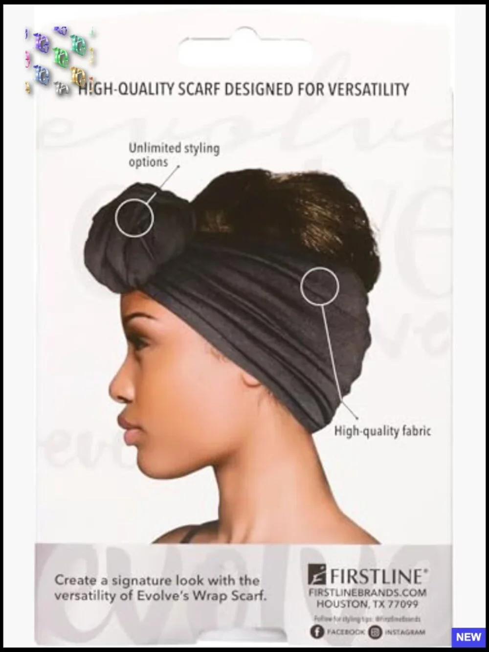 Satin Hair Wrap Scarf Large Size Versatile Styling Protective Bonnet